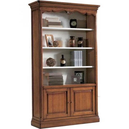 fam 2169 vitrinova police skrin kniznica stolovy orech hnedo pracovna kancelaria klasicky toskan country rustikalny mediteransky elegantny obciansky vila kastiel obyvacka klasicky nabytok masiv drevo.jpg